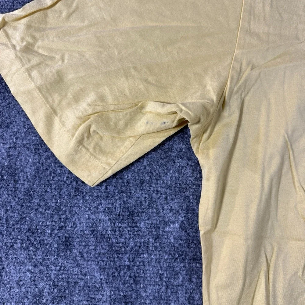 Polo Golf Ralph Lauren Shirt Large Yellow Mens Pima Cotton Polo
